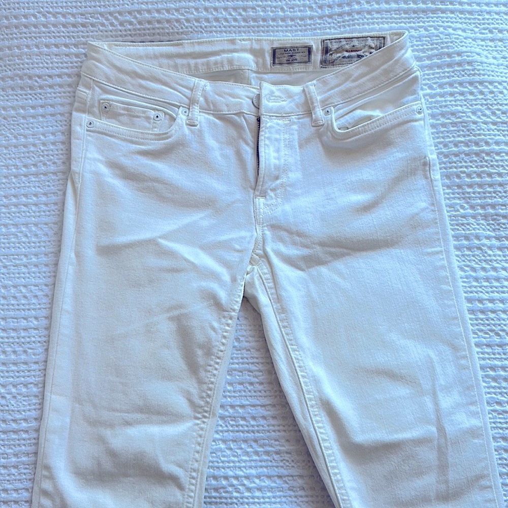 All saints white jeans